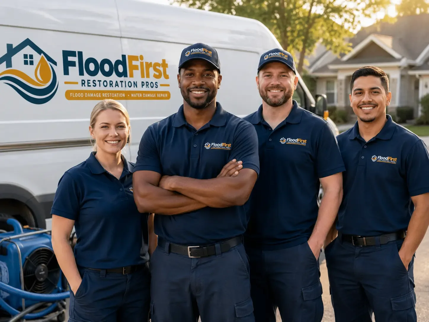 Flood Damage Restoration company in Husser, LA